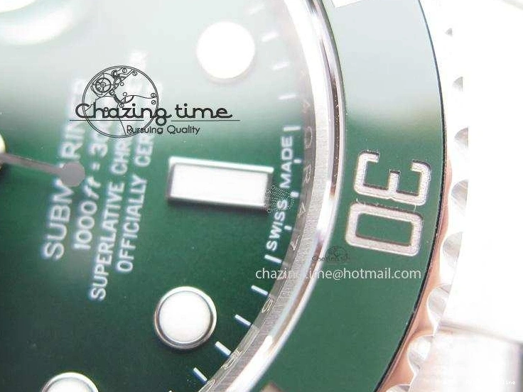 0417 TopPick Submariner 116610 LV Green Ceramic JF 1:1 Best Edition On SS Bracelet SA3135 V 3974